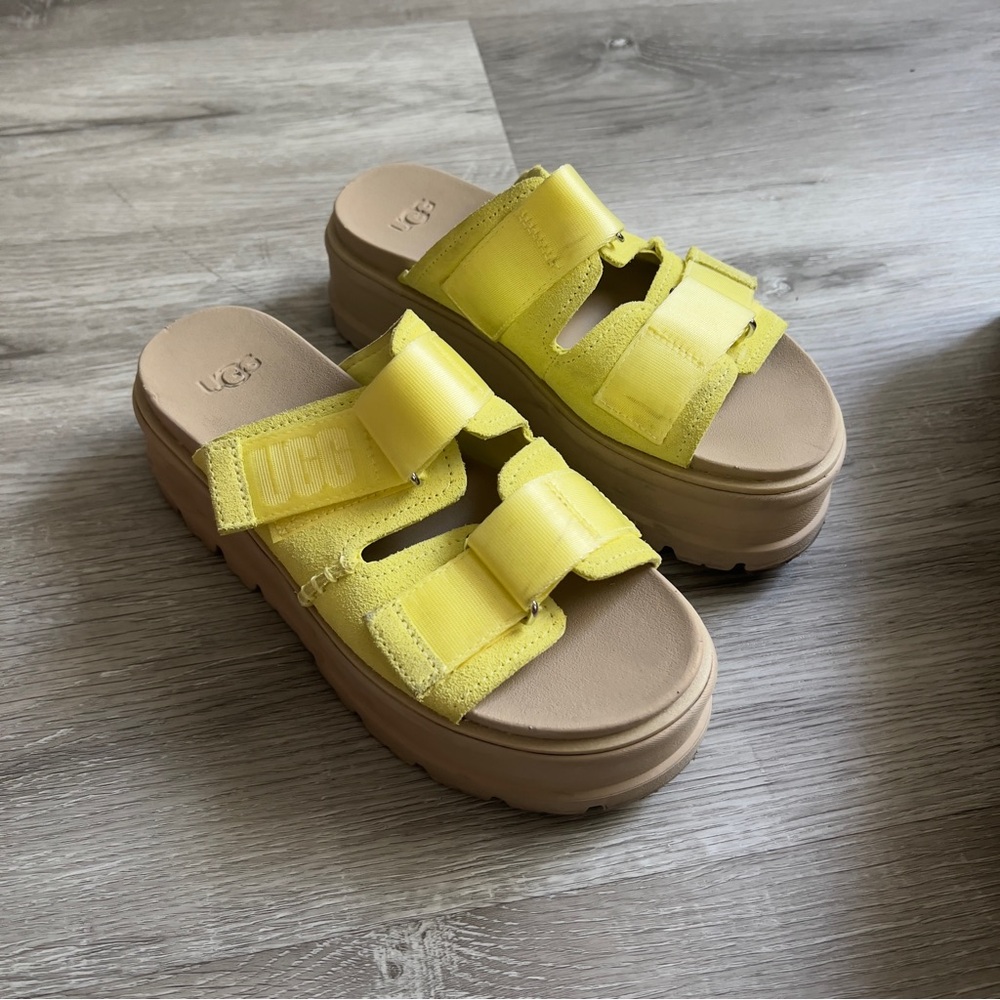 UGG Suede Platform Sandals